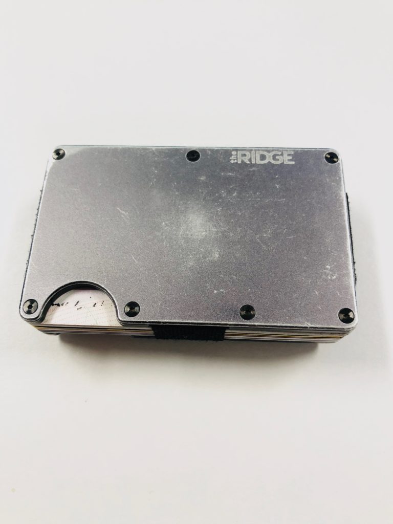 Ridge Wallet Aluminum Scuffed Sides