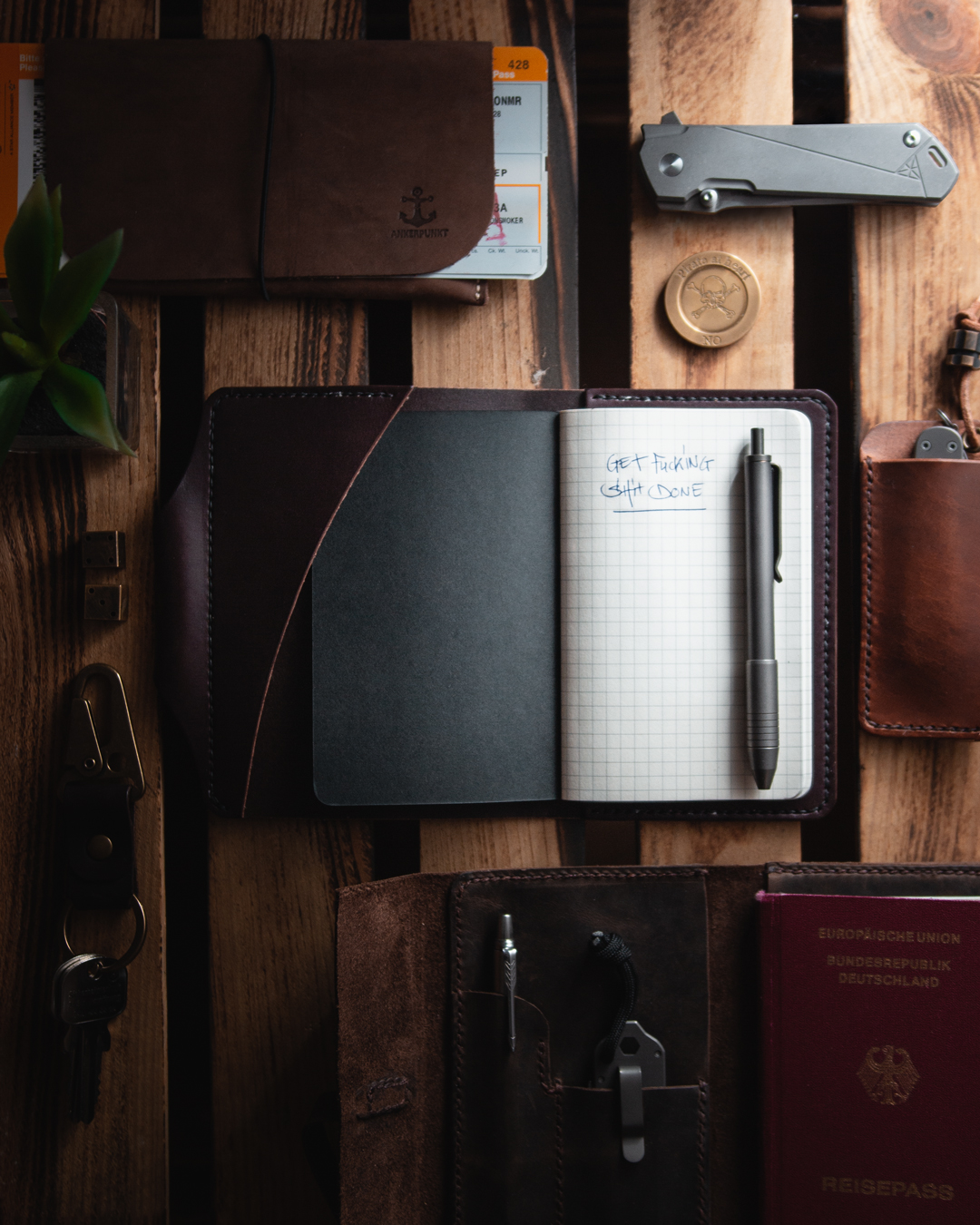 Everyday Carry_Flatlay Photograph Example_Rustic