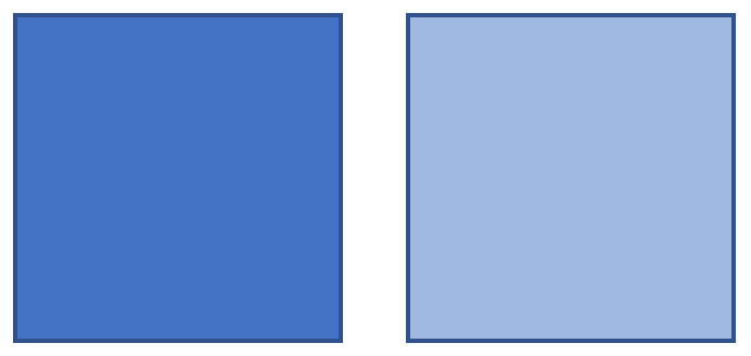 Image Showing Saturation Differences of Blue at 50%
