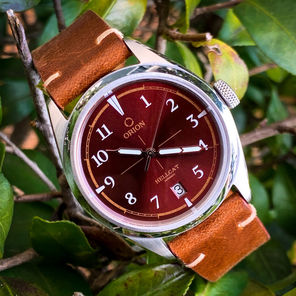 Orion Hellcat Automatic Watch in Red