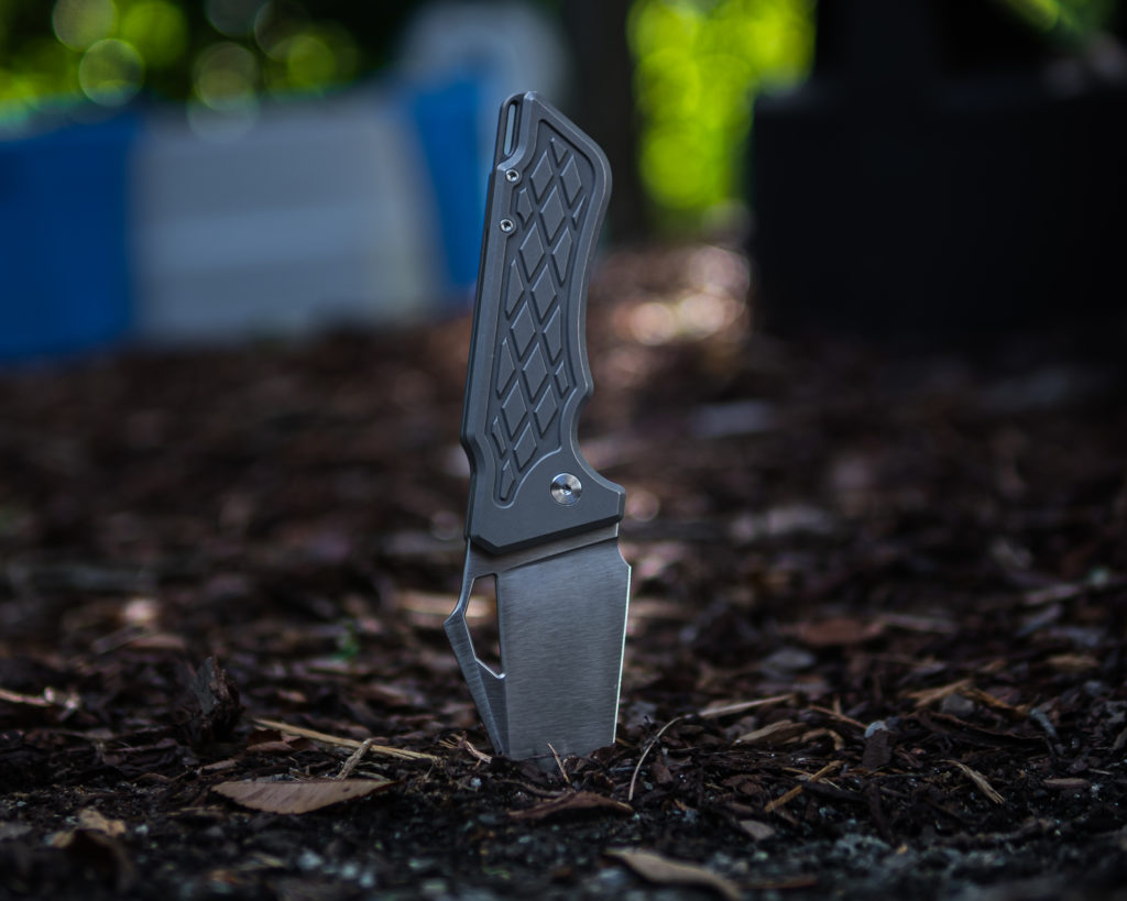 Ingress Frame Lock Knife_Titanium