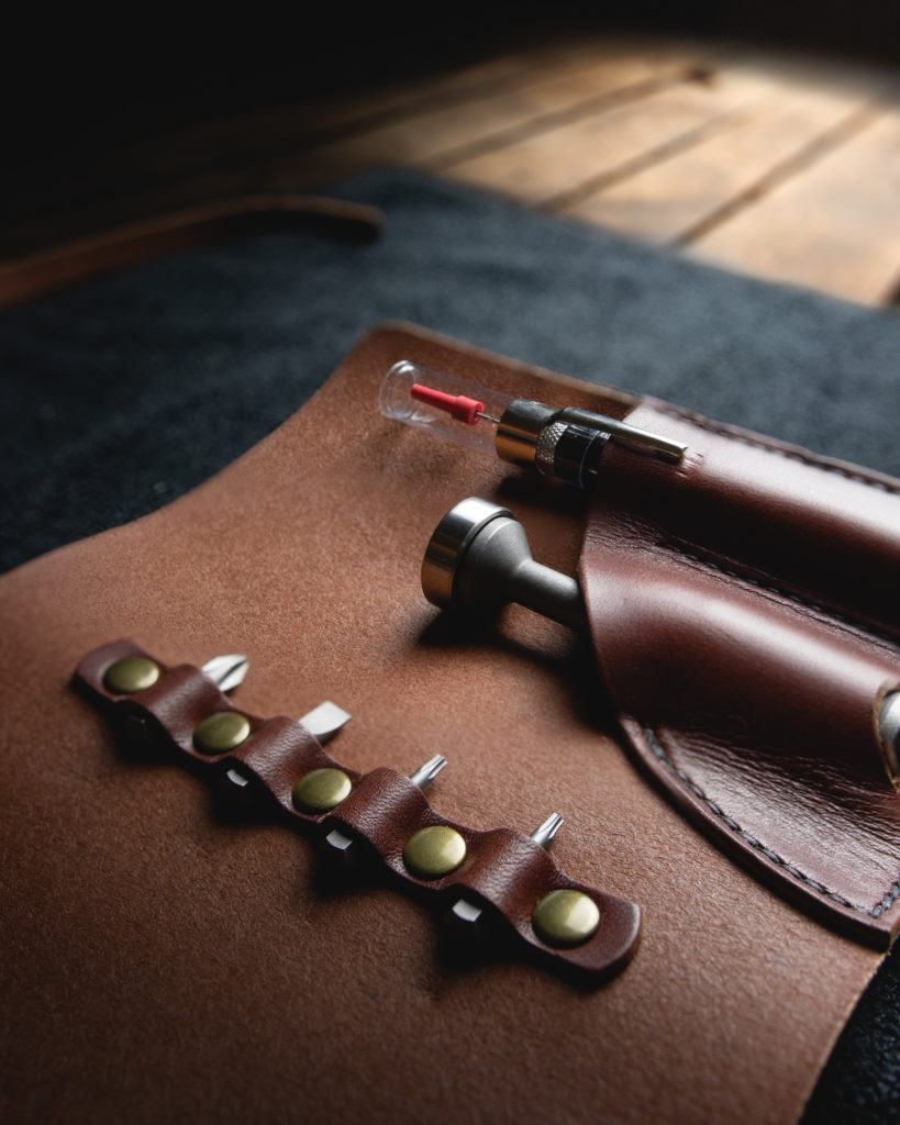 Raven Knife maintenance detail shot