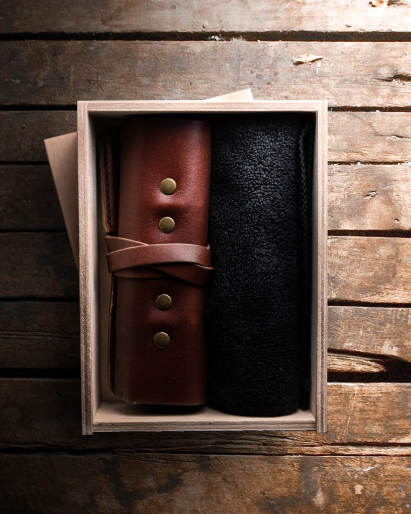 Premium Knife Maintenance Kit in Wooden Box