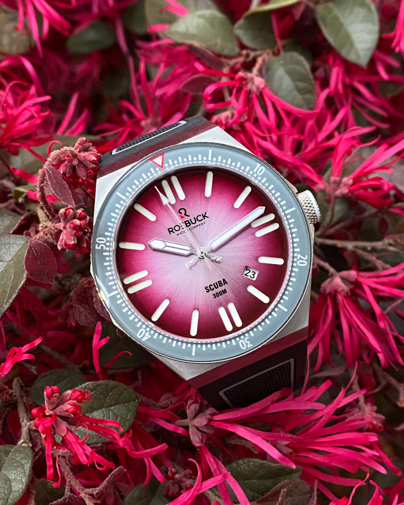 Roebuck Scuba Shot in Pink Flowers