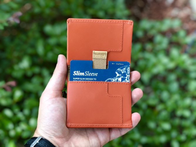 Bellroy Slim Sleeve, Orange, Slim Wallet Bifold