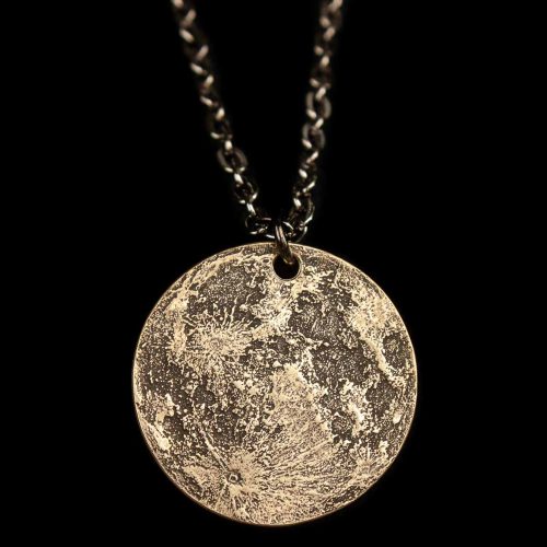 Harvest Moon Brass Necklace