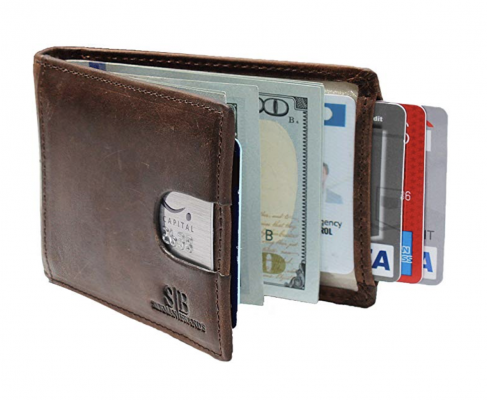 Serman Brands Front Pocket Slim Wallet